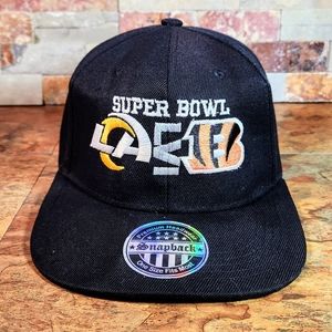 Super Bowl LVl Black Hat • Los Angeles Rams VS Cincinnati Bengals •